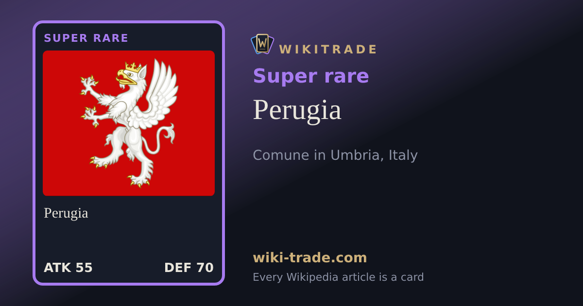 Perugia — Super rare card