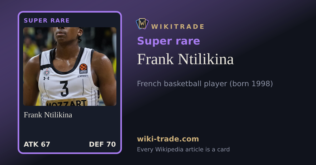 Frank Ntilikina — Super rare card