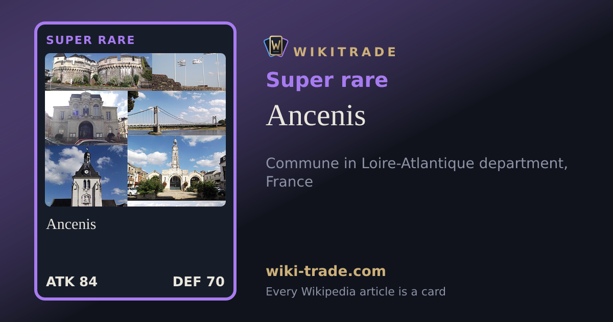 Ancenis — Super rare card