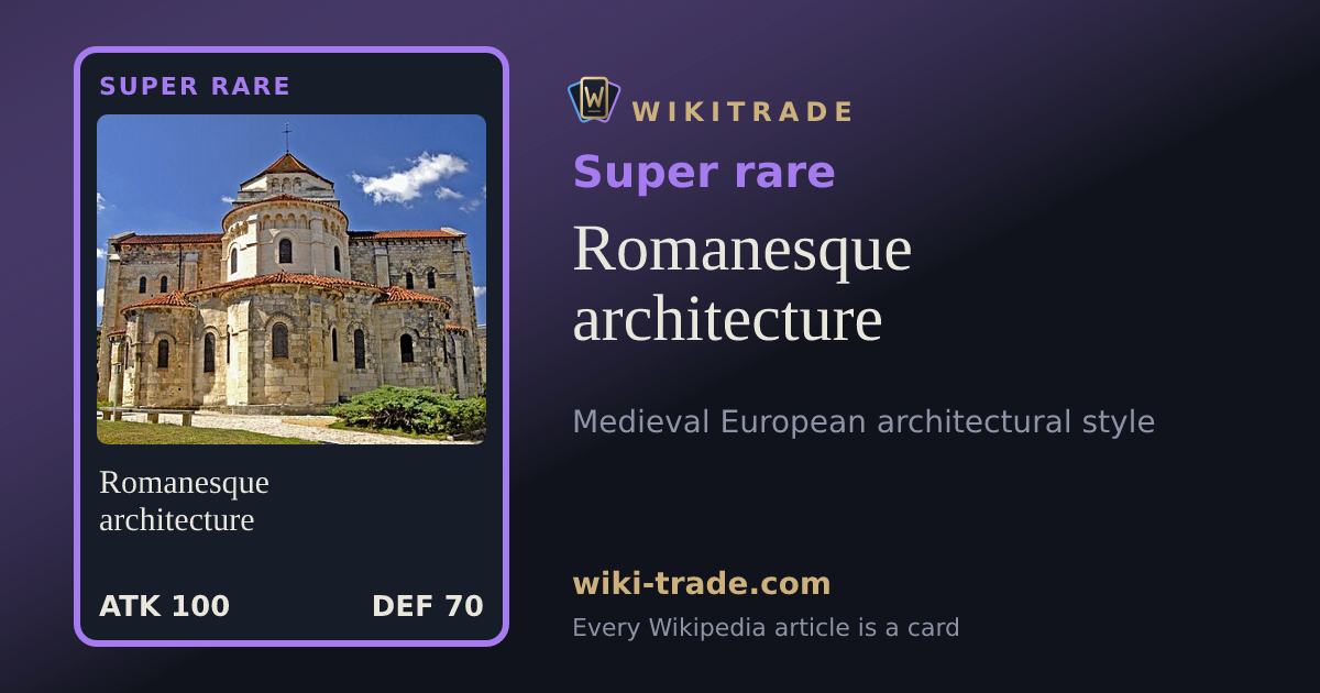 Romanesque architecture — Super rare card