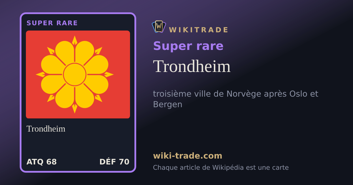 Trondheim — carte Super rare
