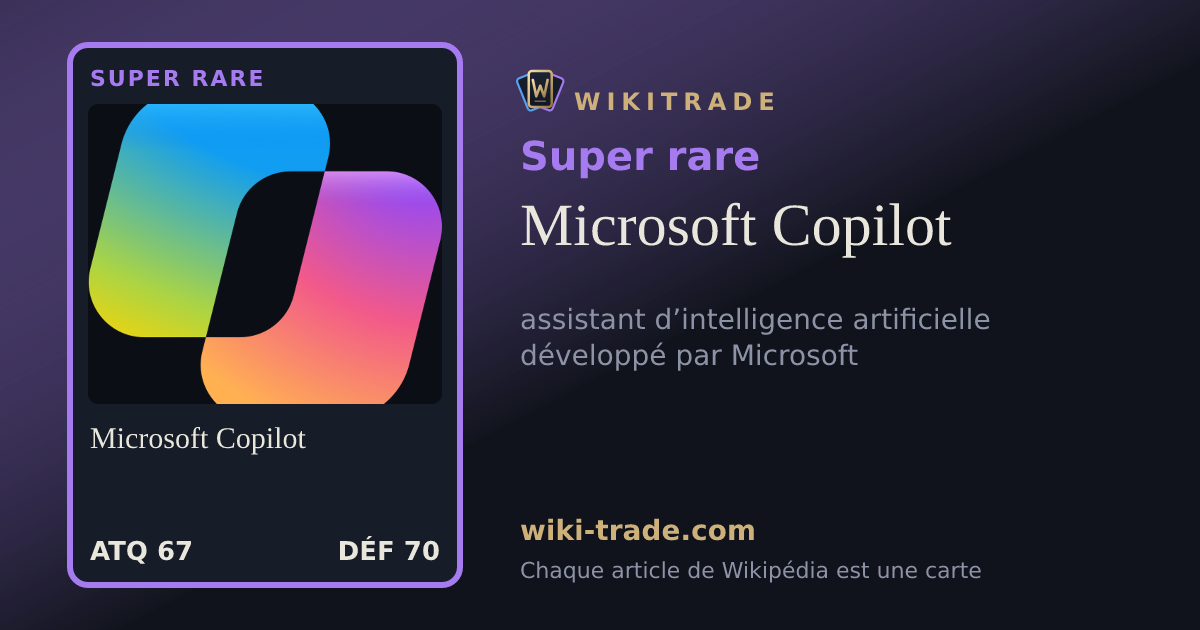 Microsoft Copilot — carte Super rare