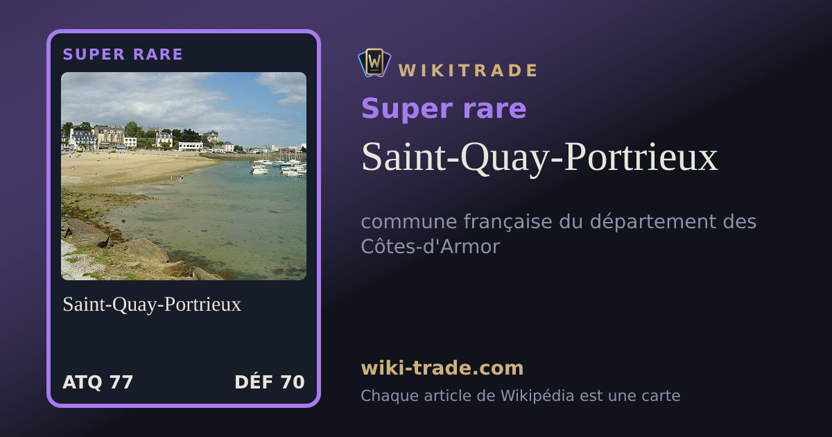 Saint-Quay-Portrieux — carte Super rare