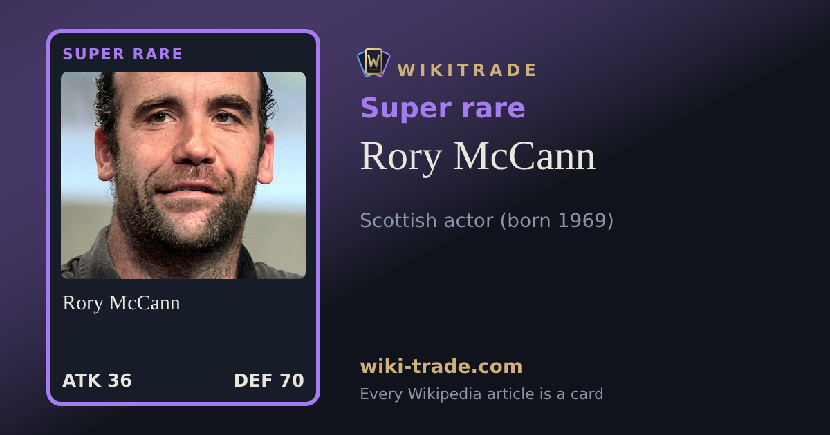 Rory McCann — Super rare card
