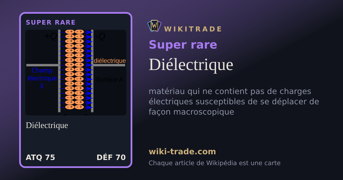 Diélectrique — carte Super rare
