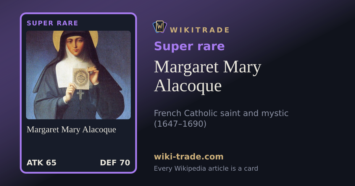 Margaret Mary Alacoque — Super rare card