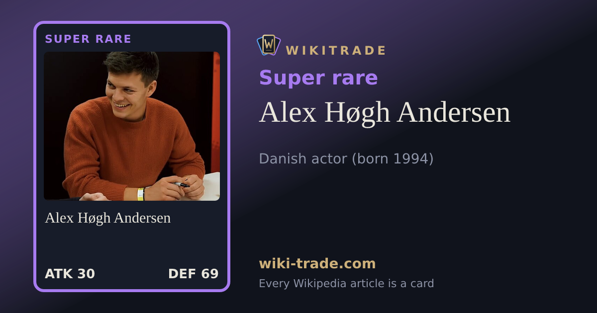 Alex Høgh Andersen — Super rare card