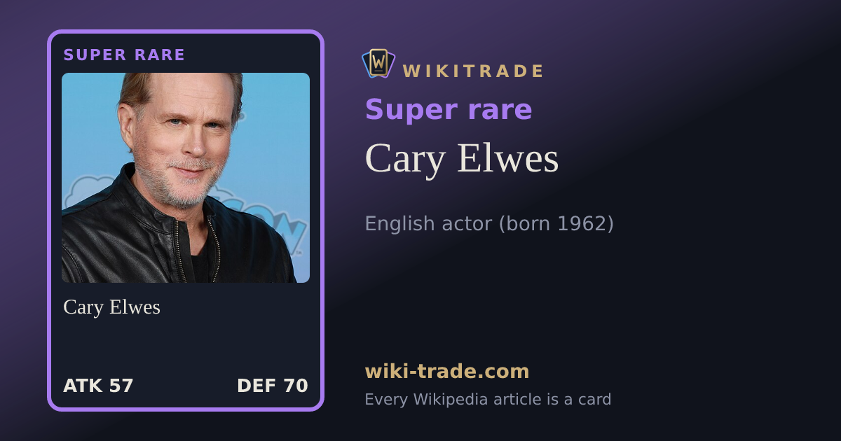 Cary Elwes — Super rare card