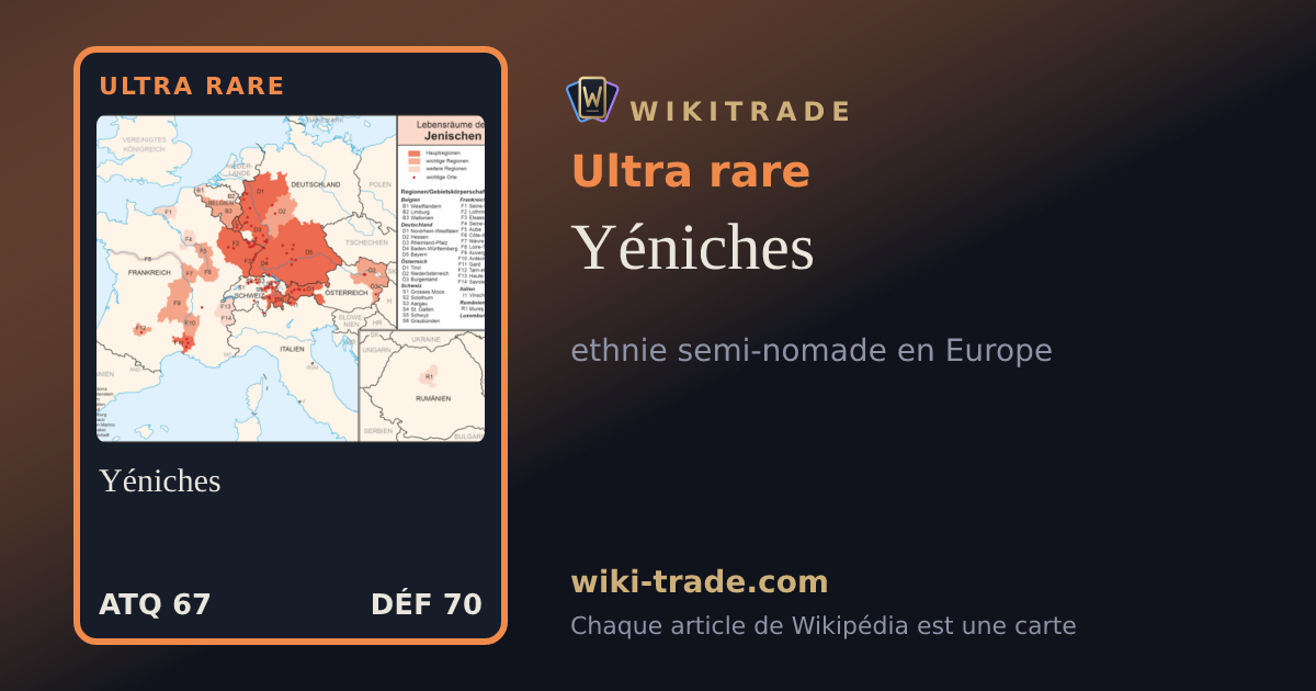Yéniches — carte Ultra rare