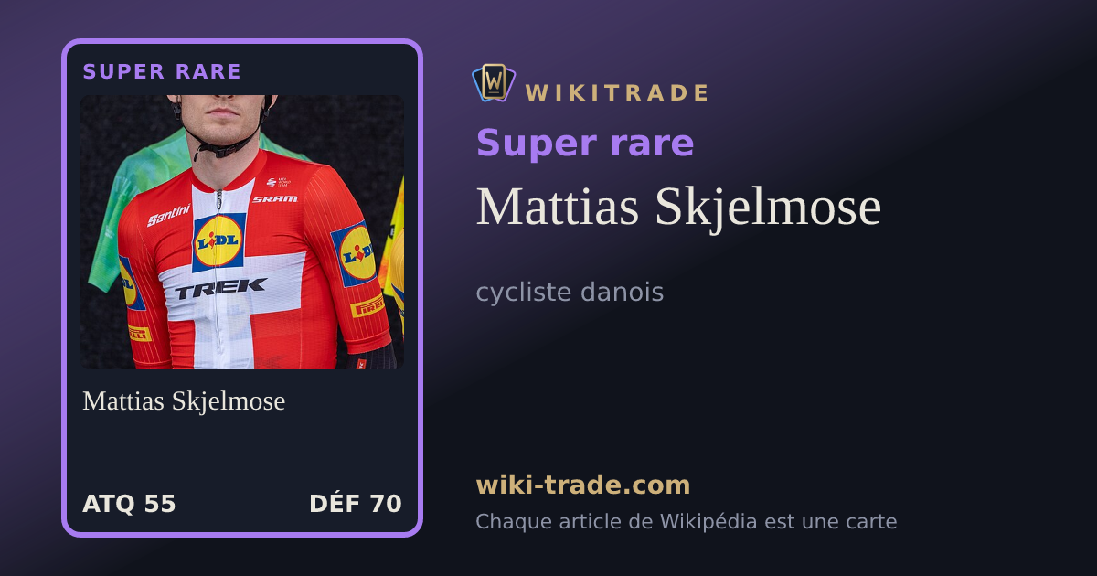 Mattias Skjelmose — carte Super rare