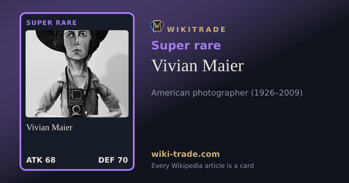 Vivian Maier — Super rare card