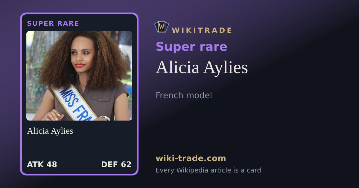 Alicia Aylies — Super rare card