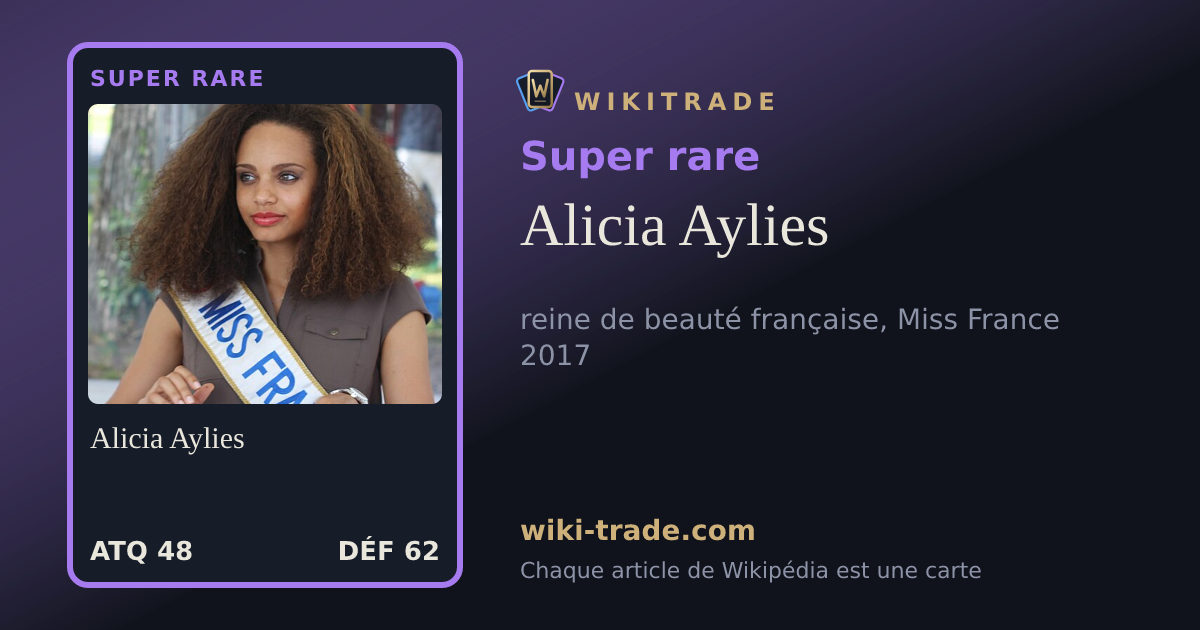 Alicia Aylies — carte Super rare