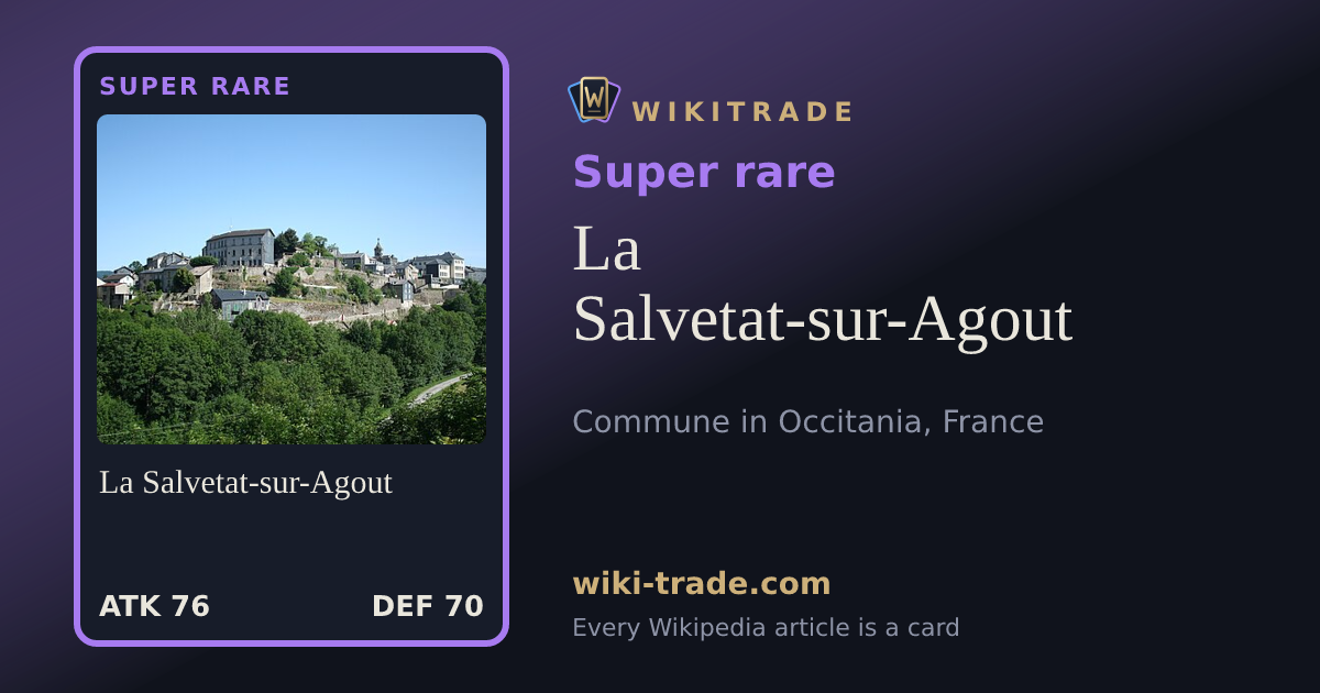 La Salvetat-sur-Agout — Super rare card