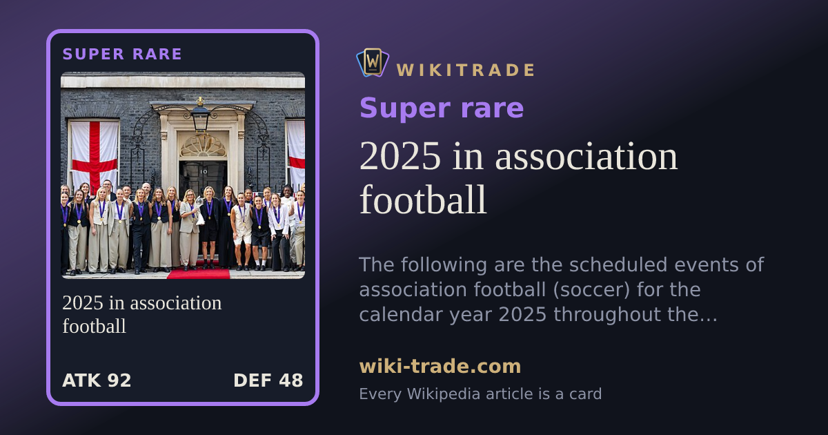 2025 in association football — Super rare card