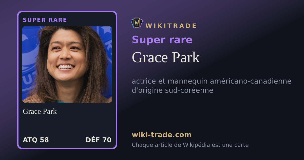 Grace Park — carte Super rare