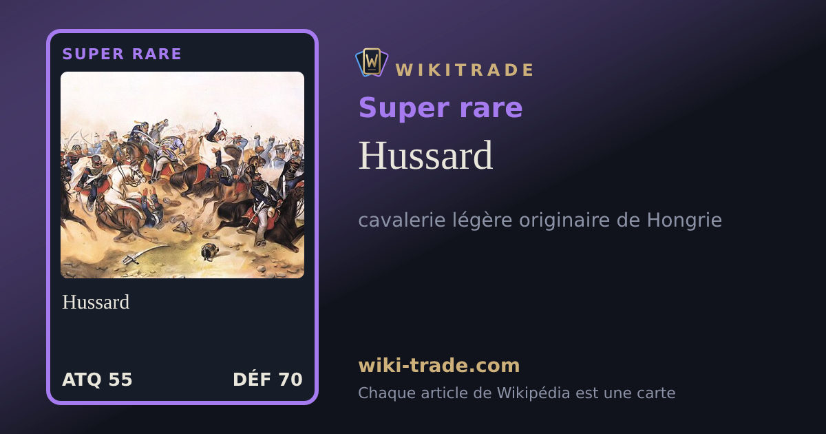 Hussard — carte Super rare