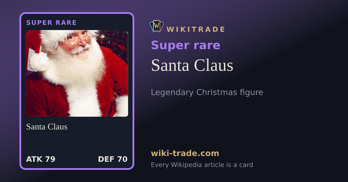 Santa Claus — Super rare card