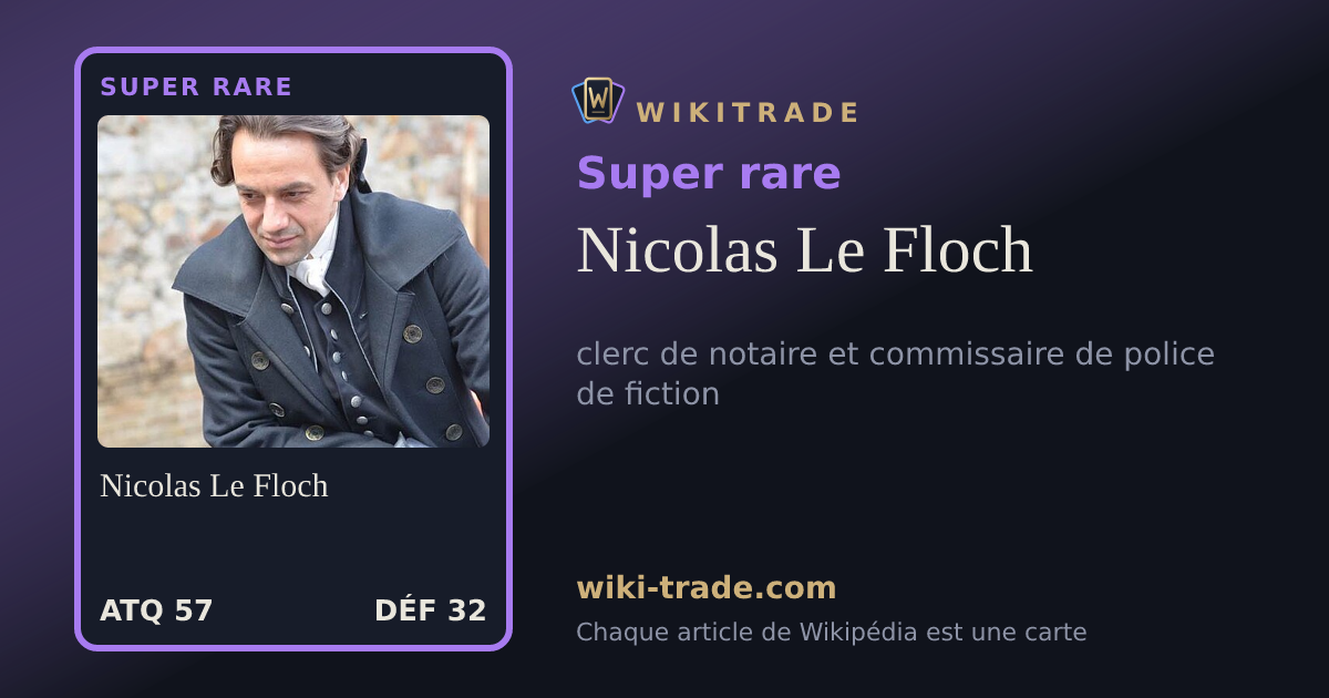 Nicolas Le Floch — carte Super rare
