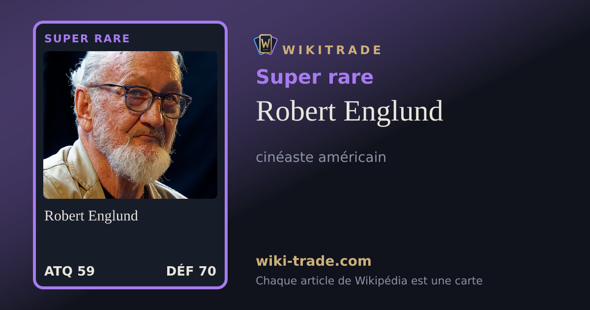 Robert Englund — carte Super rare