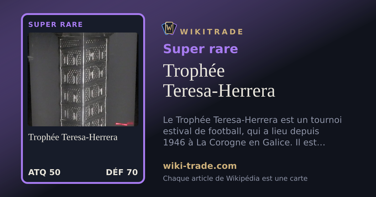 Trophée Teresa-Herrera — carte Super rare