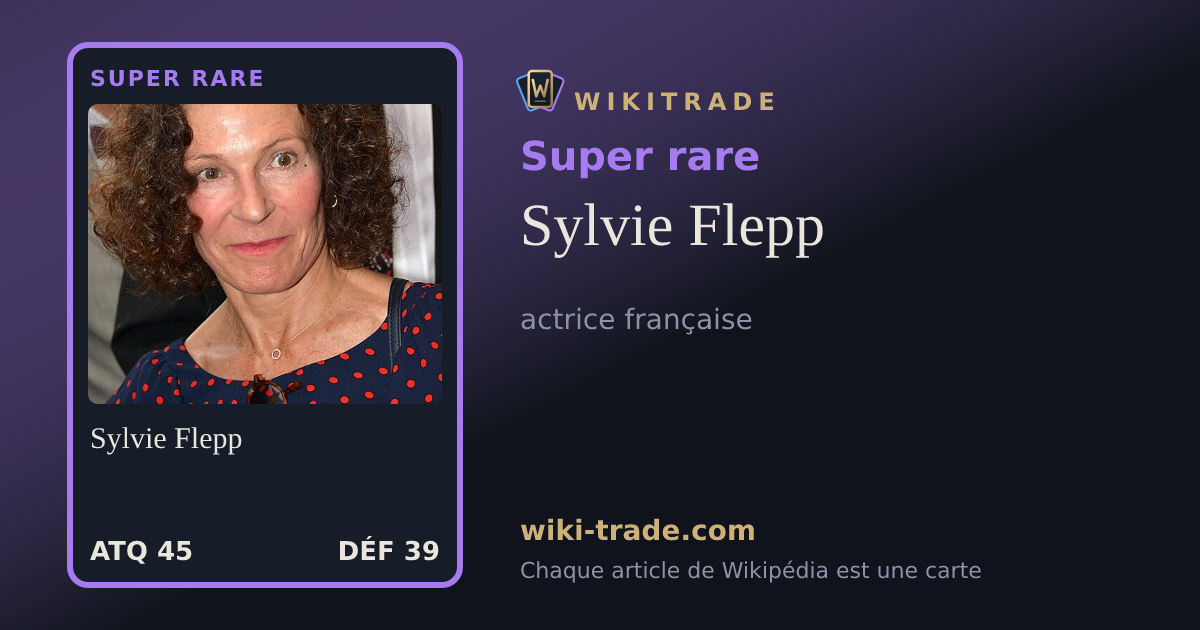 Sylvie Flepp — carte Super rare