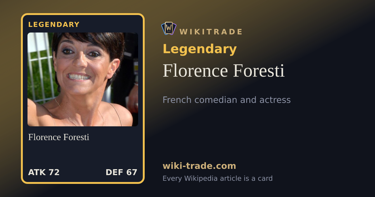 Florence Foresti — Legendary card