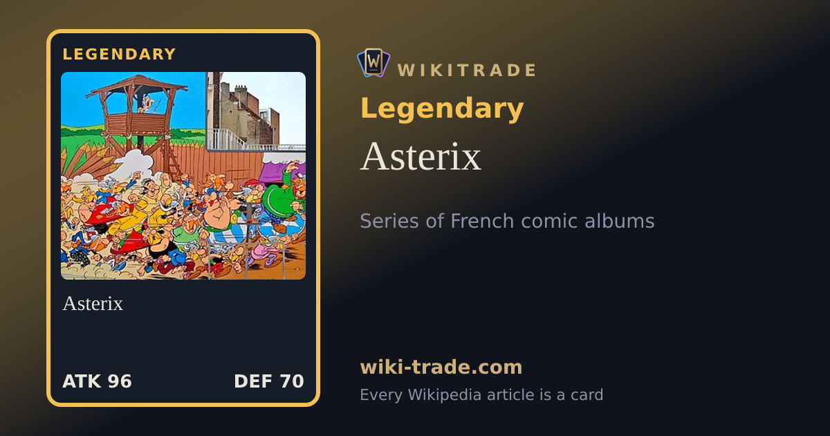 Asterix — Legendary card