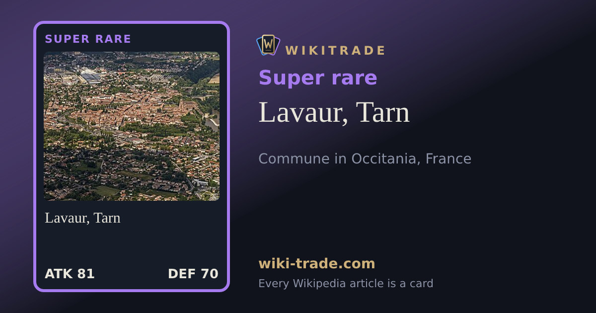 Lavaur, Tarn — Super rare card