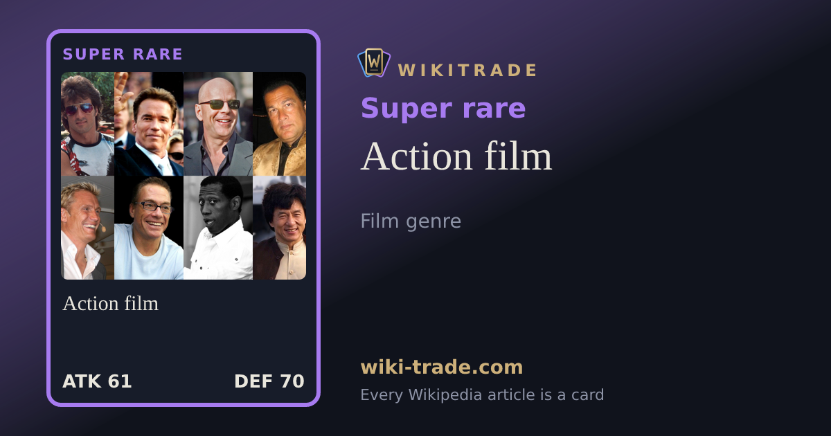 Action film — Super rare card