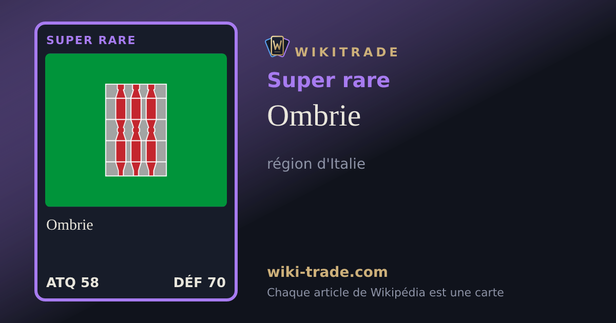 Ombrie — carte Super rare