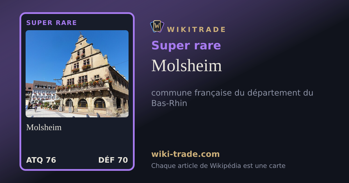 Molsheim — carte Super rare