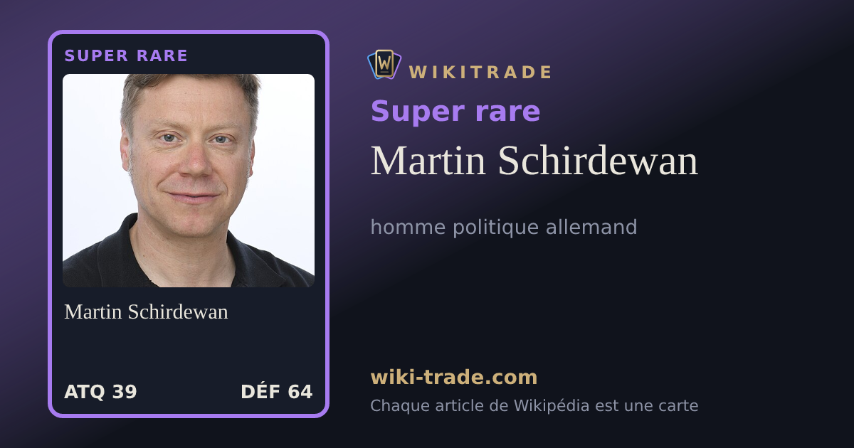 Martin Schirdewan — carte Super rare