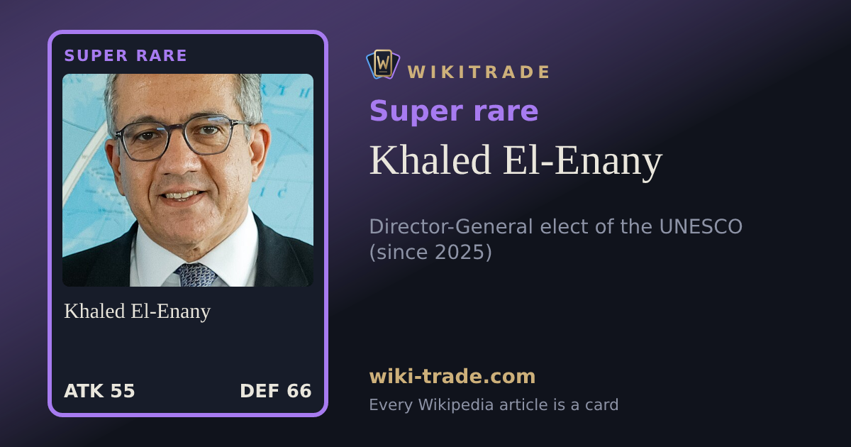 Khaled El-Enany — Super rare card