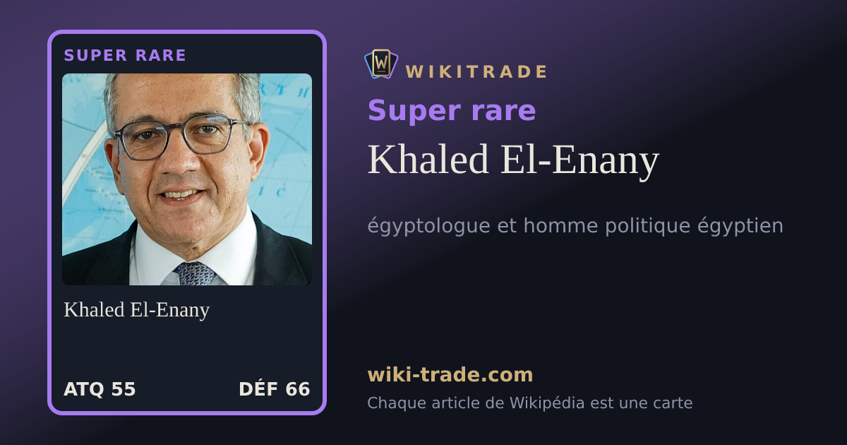 Khaled El-Enany — carte Super rare
