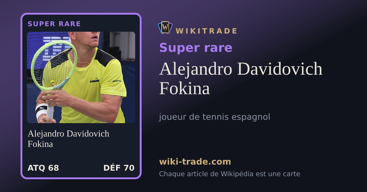 Alejandro Davidovich Fokina — carte Super rare