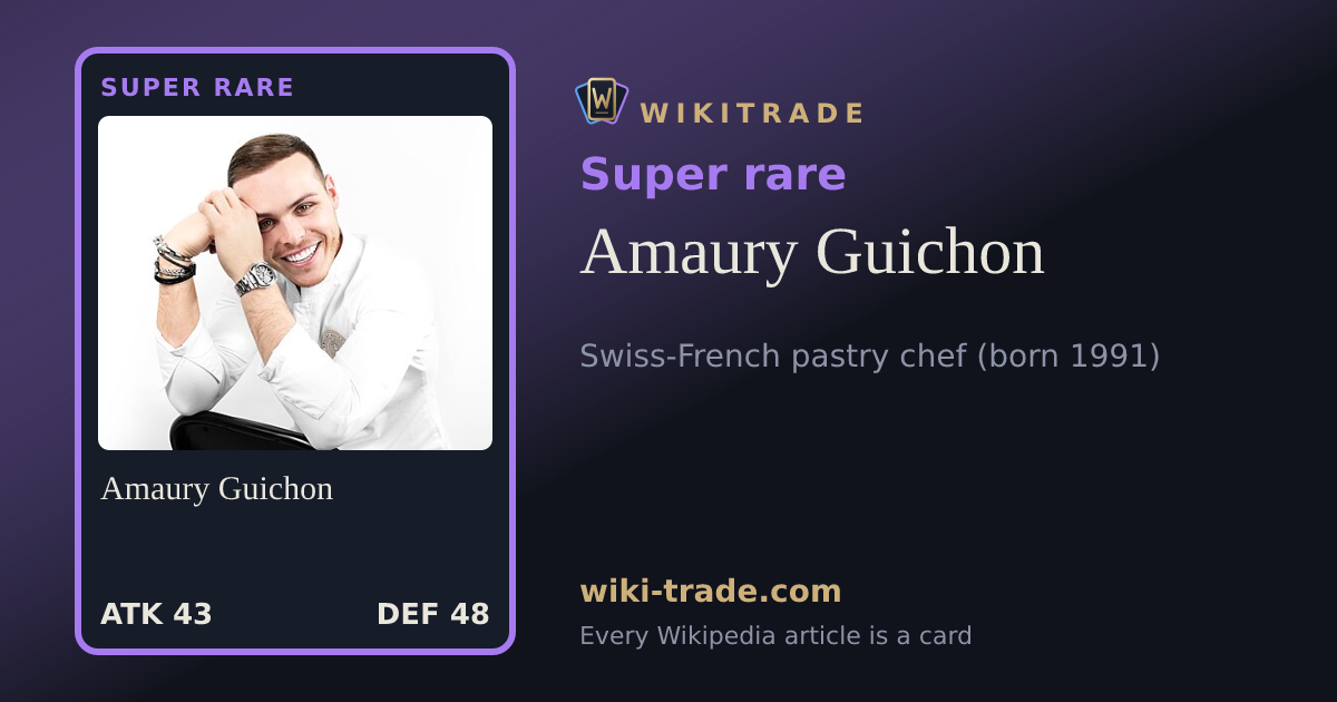 Amaury Guichon — Super rare card