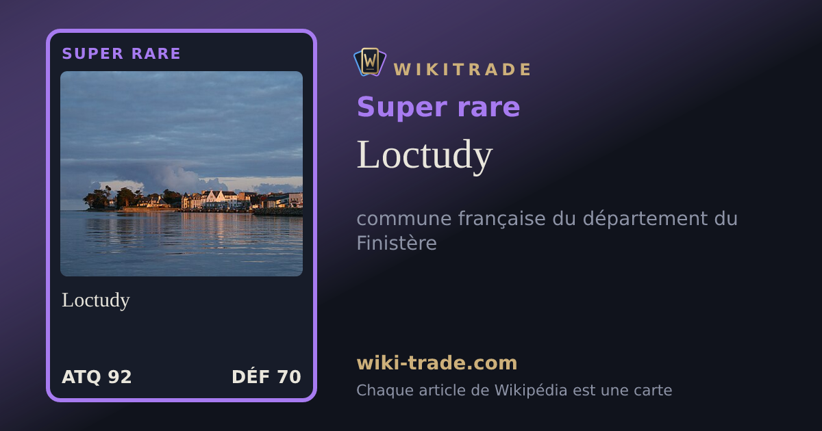 Loctudy — carte Super rare