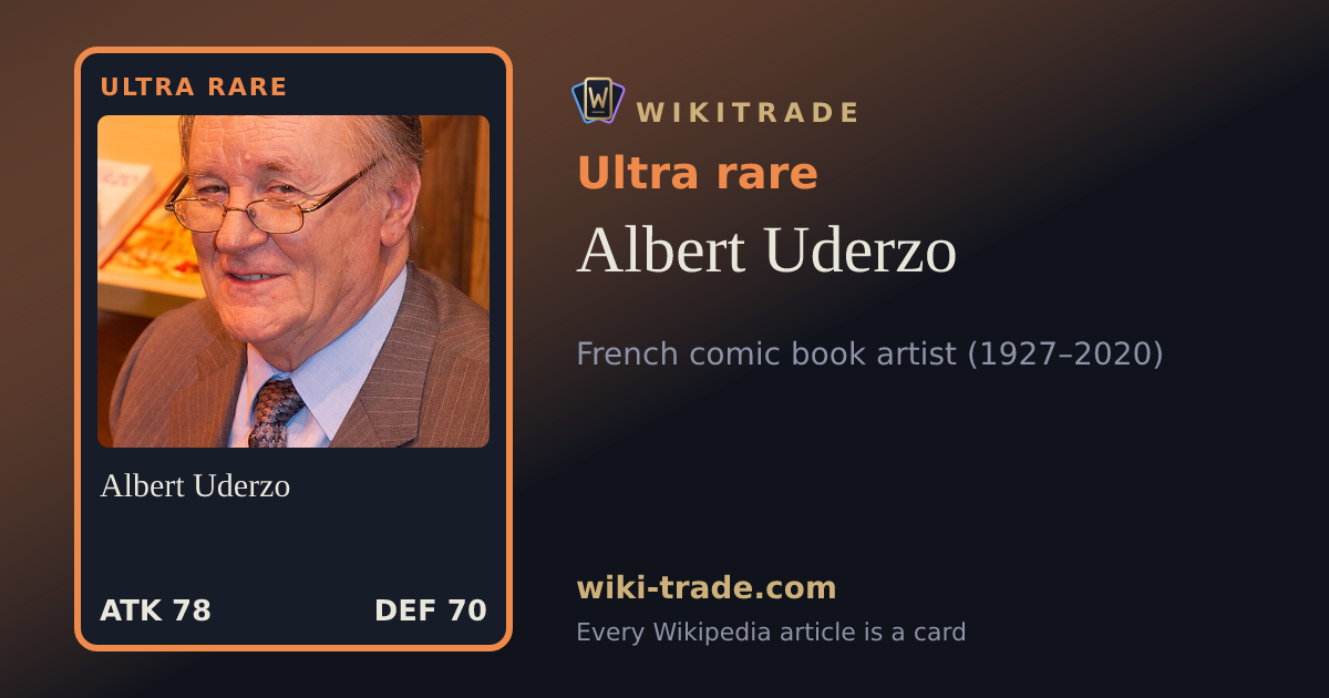 Albert Uderzo — Ultra rare card