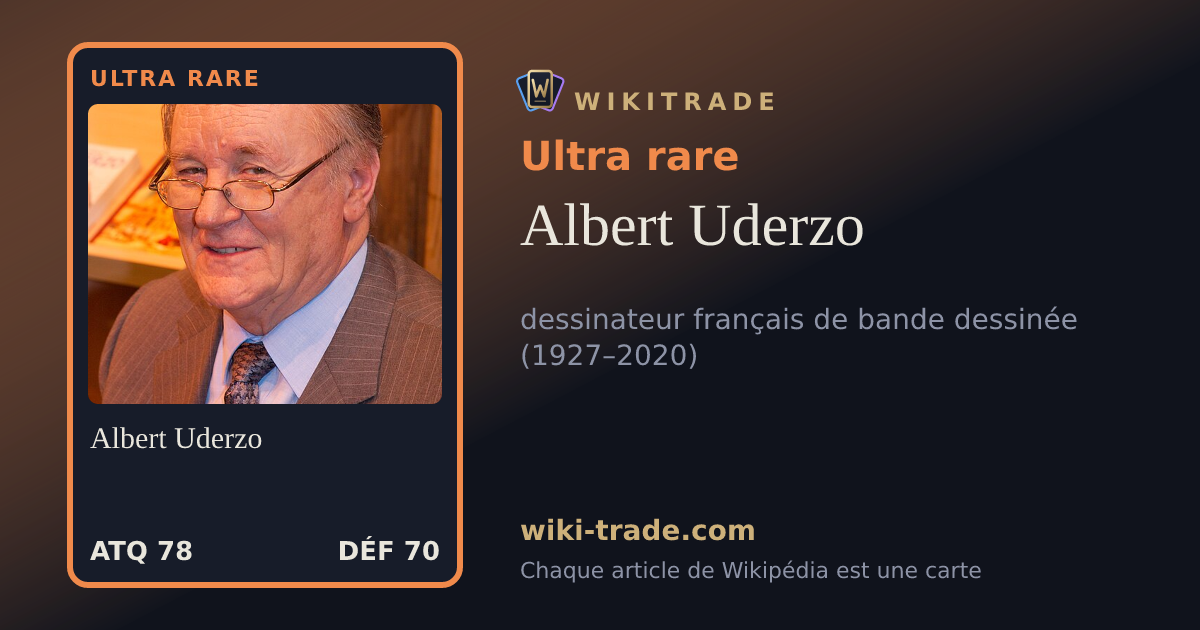 Albert Uderzo — carte Ultra rare
