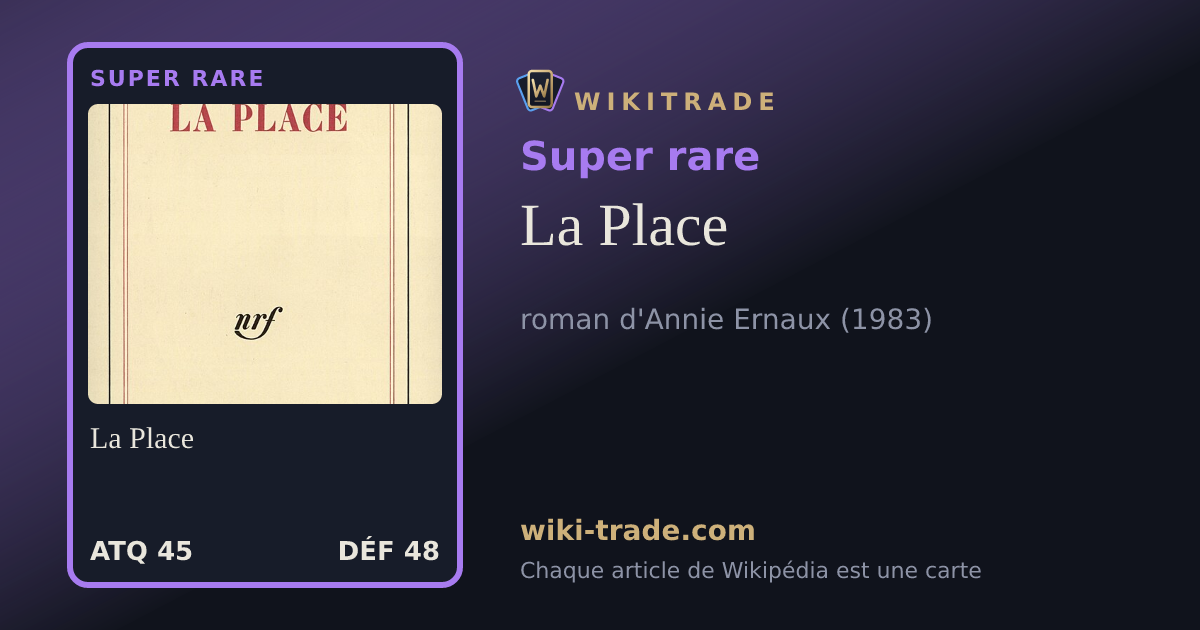 La Place — carte Super rare