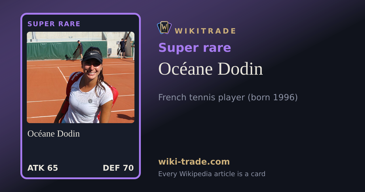 Océane Dodin — Super rare card