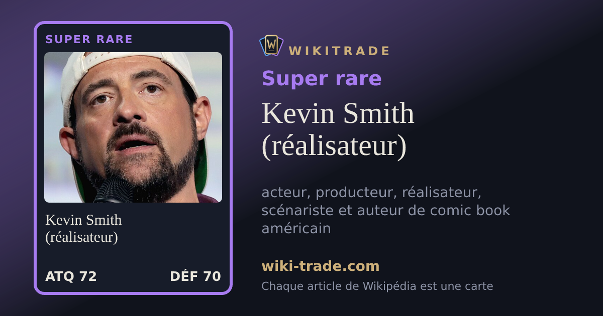 Kevin Smith (réalisateur) — carte Super rare