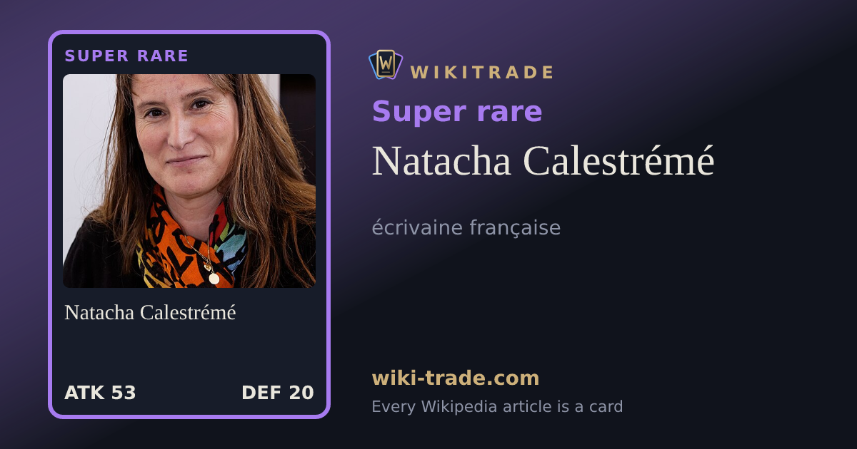 Natacha Calestrémé — Super rare card