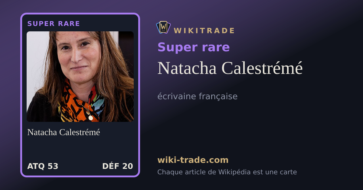 Natacha Calestrémé — carte Super rare