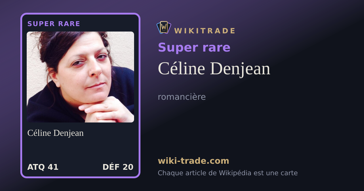 Céline Denjean — carte Super rare