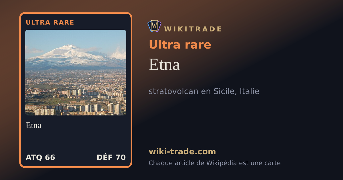 Etna — carte Ultra rare