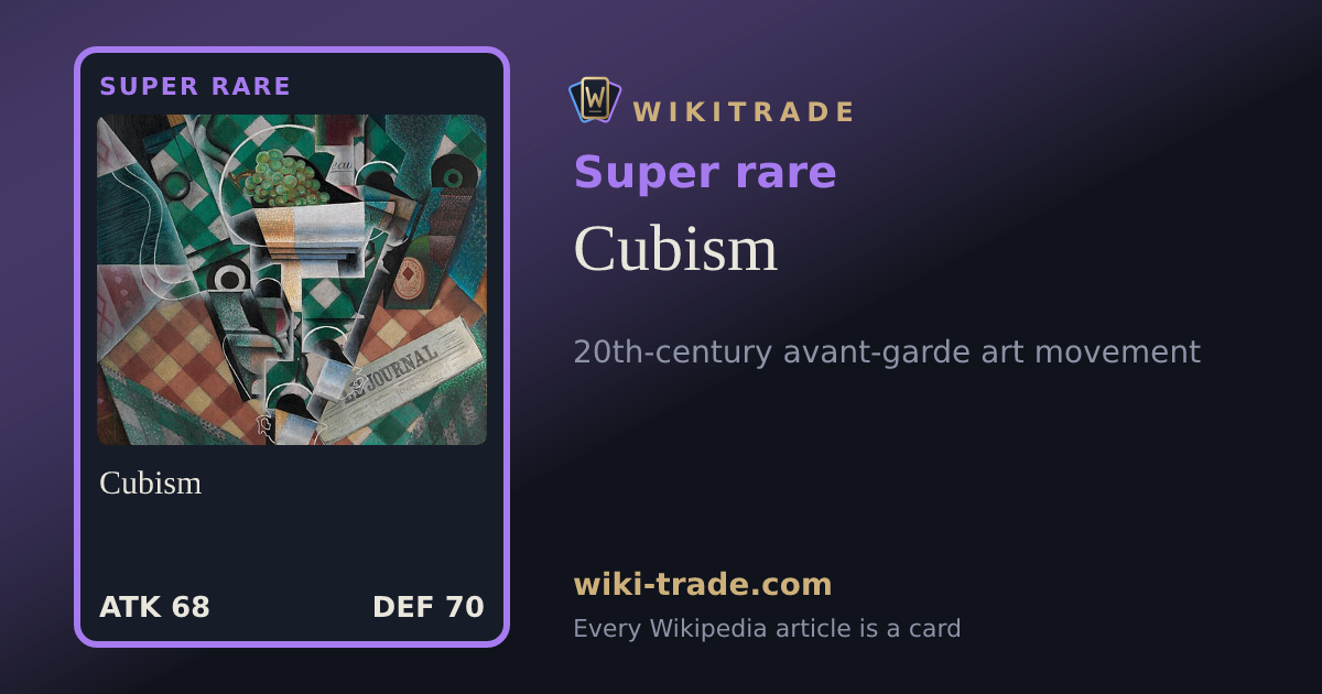 Cubism — Super rare card