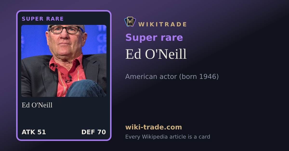 Ed O'Neill — Super rare card