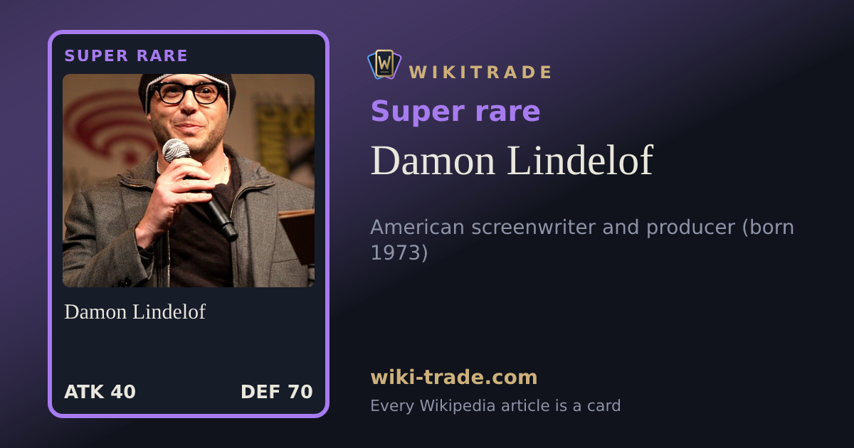 Damon Lindelof — Super rare card